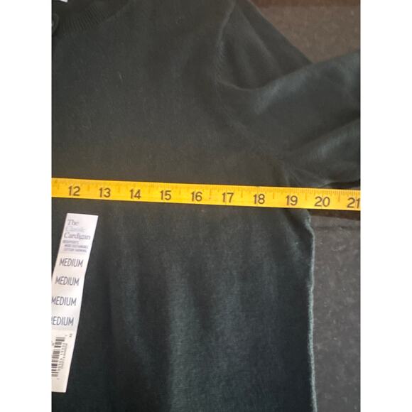 Croft & Barrow The Classic Cardigan Eternity Green Size M - Picture 7 of 9